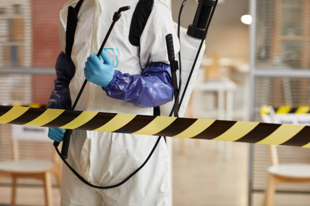 Professional Biohazard Cleanup technician working in Jefferson, OH